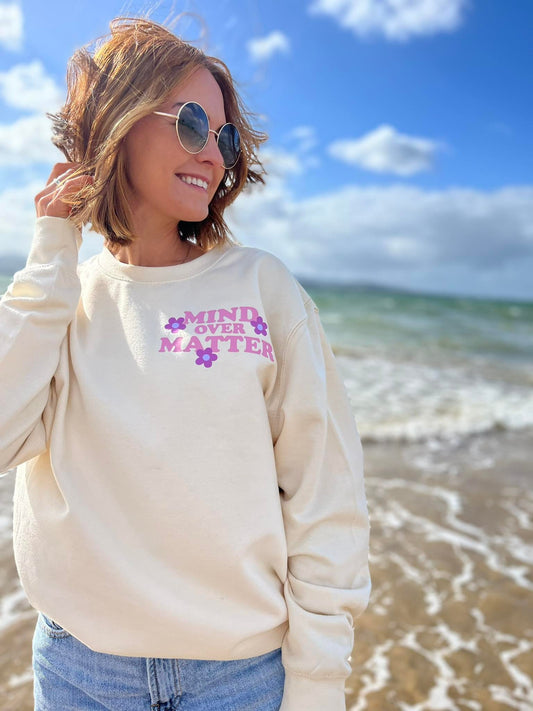 Vanilla summer slogan sweater baby pink text beach