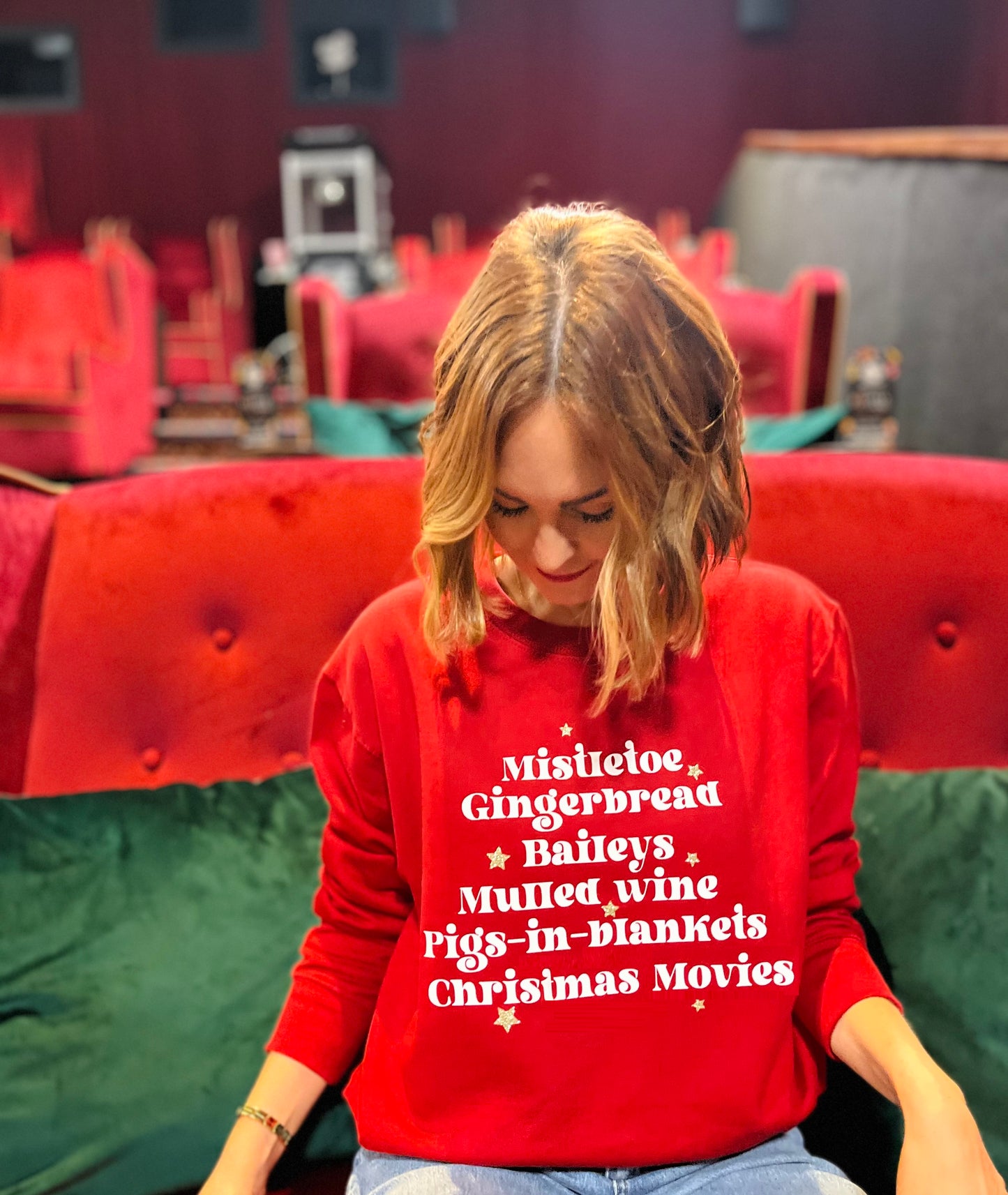 NEW CHRISTMAS WORDS SWEATER